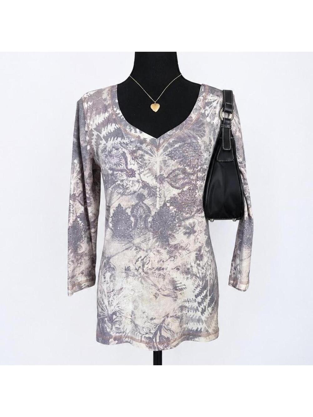 vintage y2k energie fairycore rhinestone butterfly top size medium
